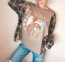 Load image into Gallery viewer, Johnny Cash Flannel (Sm-large)